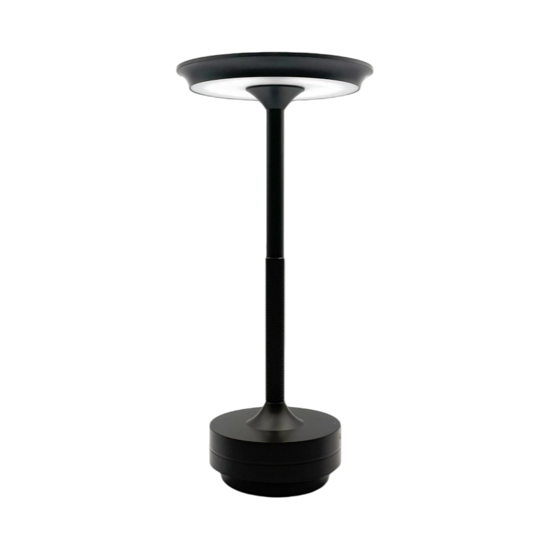 Lampada da Tavolo Portatile Universo D38-N3C – 3W con Ricarica USB, CCT Selezione Colore Luce (3000K/4000K/6500K)