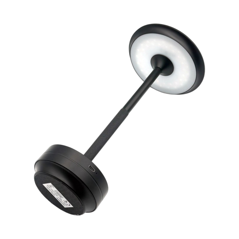 Lampada da Tavolo Portatile Universo D38-N3C – 3W con Ricarica USB, CCT Selezione Colore Luce (3000K/4000K/6500K)