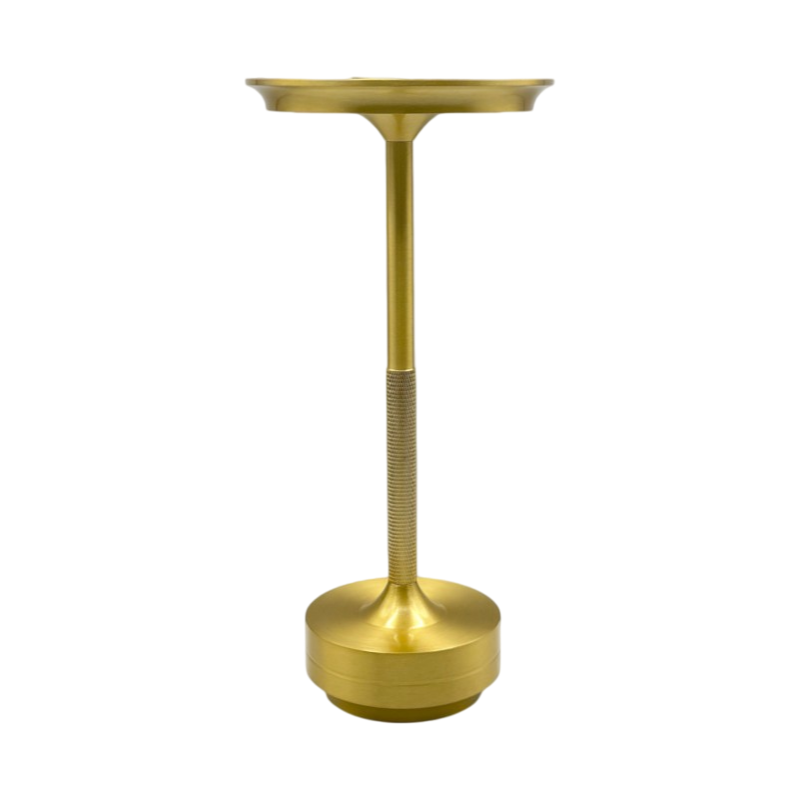 Lampada da Tavolo Portatile Universo D38-O3C – 3W con Ricarica USB, CCT Selezione Colore Luce (3000K/4500K/6000K), Finitura Oro