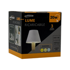Lampada LED Ricaricabile da Tavolo per Bottiglie - D10-B3C - immagine 2