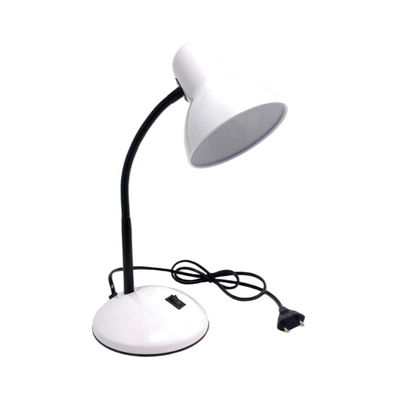 Lampada da Tavolo con Braccio Flessibile – Attacco E27, Colori Assortiti