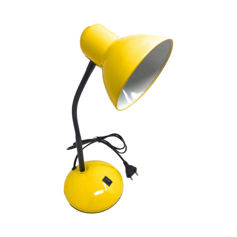 Lampada da Tavolo con Braccio Flessibile – Attacco E27, Colori Assortiti