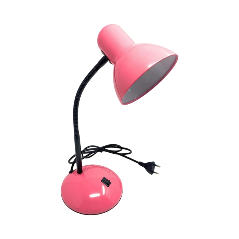 Lampada da Tavolo con Braccio Flessibile – Attacco E27, Colori Assortiti