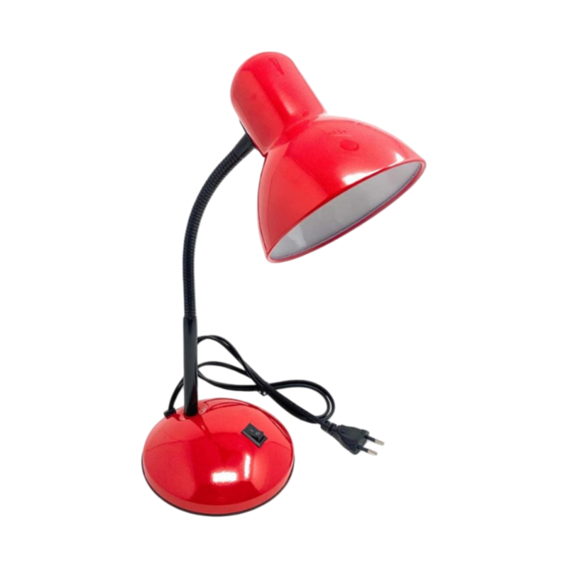 Lampada da Tavolo con Braccio Flessibile – Attacco E27, Colori Assortiti
