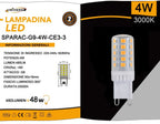 Confezione da 10 Pezzi - Lampadina LED G9 Spotlight 4W - immagine 3
