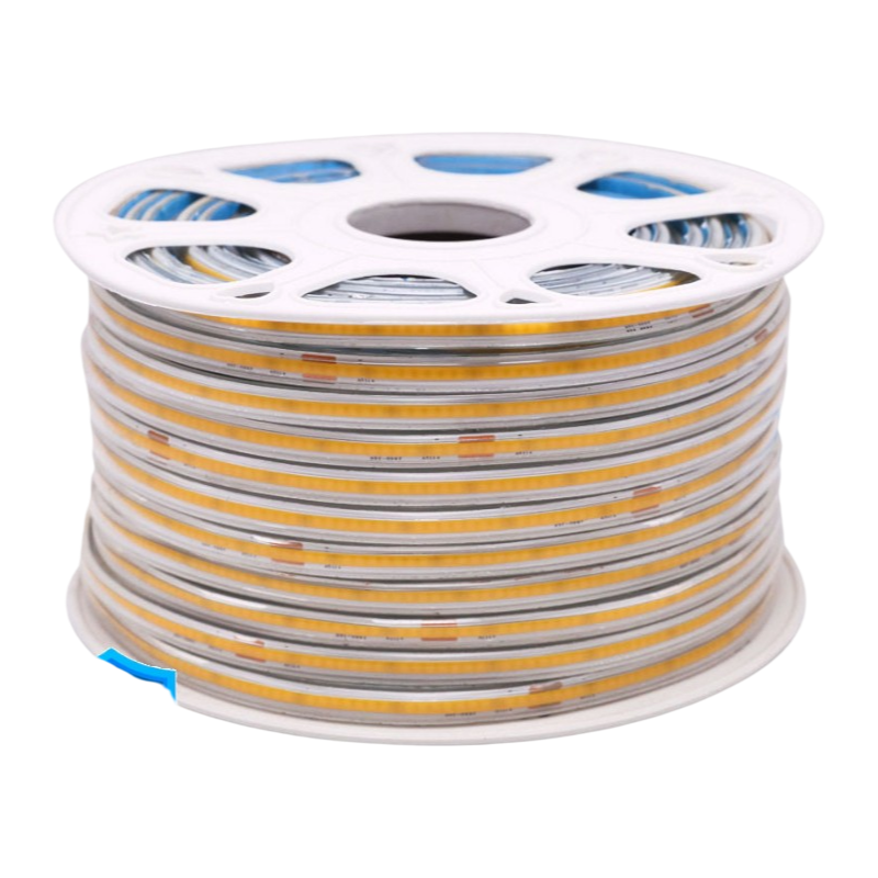 UNIVERSO Strip LED COB 220V Monocolore – Bobina 100 Metri 10W/m 1000lm/m, IP65 per Esterno, 3000K-4000K-6500K