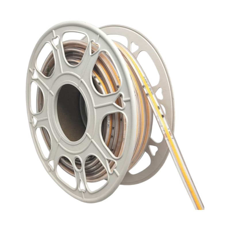UNIVERSO Strip LED COB 220V Monocolore – Bobina 100 Metri 10W/m 1000lm/m, IP65 per Esterno, 3000K-4000K-6500K