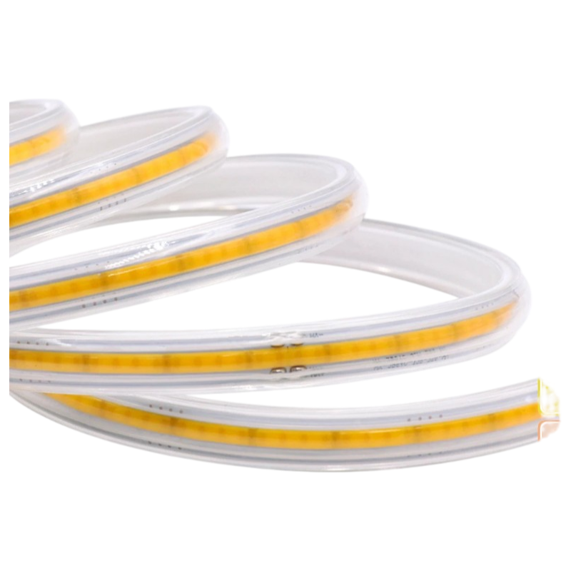 UNIVERSO Strip LED COB 220V Monocolore – Bobina 100 Metri 10W/m 1000lm/m, IP65 per Esterno, 3000K-4000K-6500K