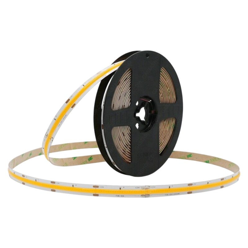 Striscia LED COB Monocolore 150W 15000 Lumen DC24V Bobina da 10 Metri CRI ≥90 IP20