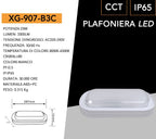 Plafoniera LED SMD Ovale Esterno UNIVERSO XG-907-B3C 23W - immagine 5