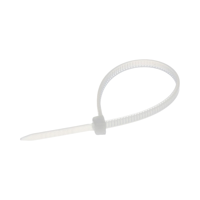 Confezione da 500 Pezzi – Fascette Serracavo Autobloccanti in Nylon Bianco 2,5 mm x 100 mm