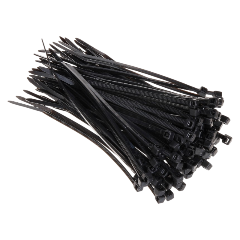 Confezione da 500 Pezzi – Fascette Serracavo Autobloccanti in Nylon Nero 2,5 mm x 100 mm