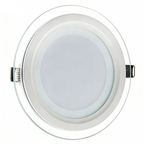 Pannello LED Slim Rotondo in Vetro 24W 2400 Lumen - CCT - immagine 3