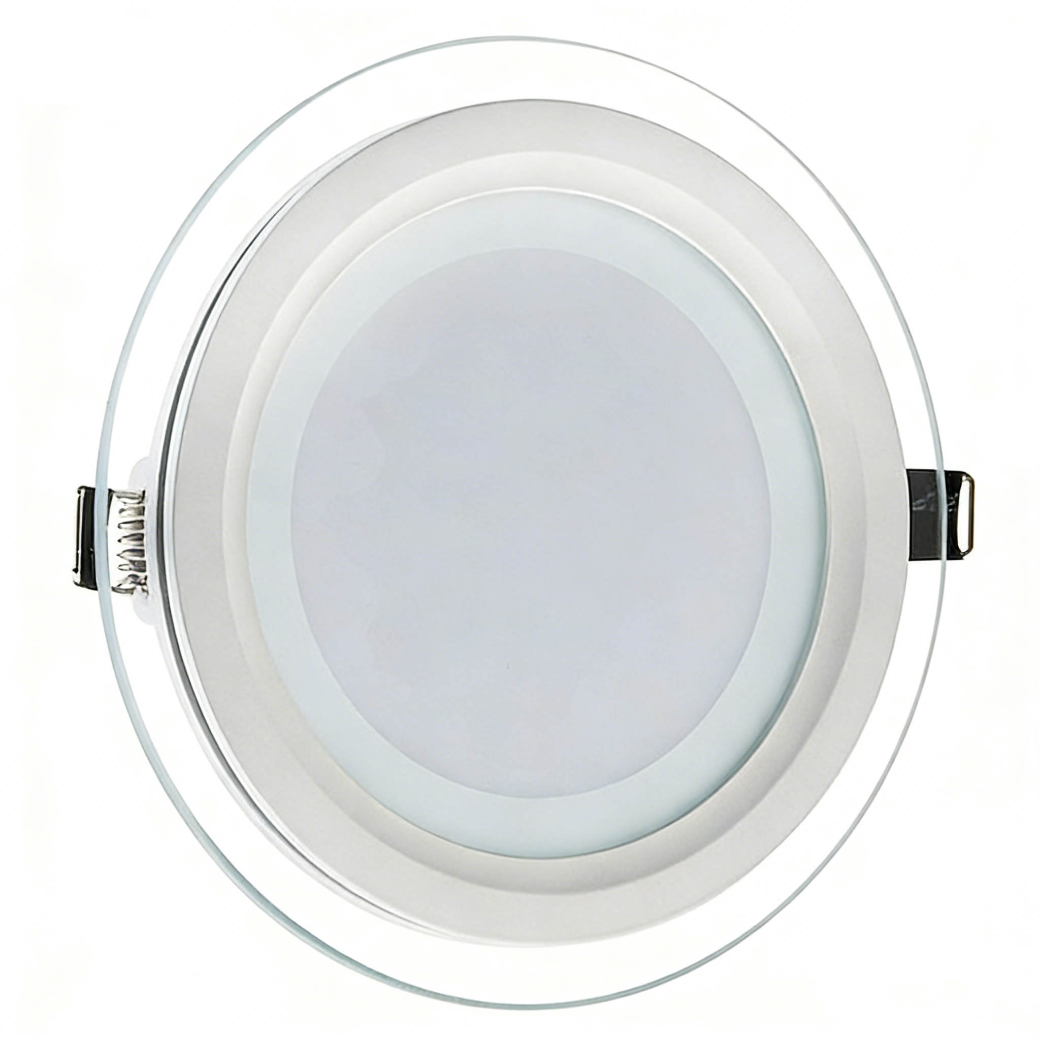 Pannello LED Slim Rotondo in Vetro 24W 2400 Lumen | CCT Regolabile 3000K-4000K-6500K