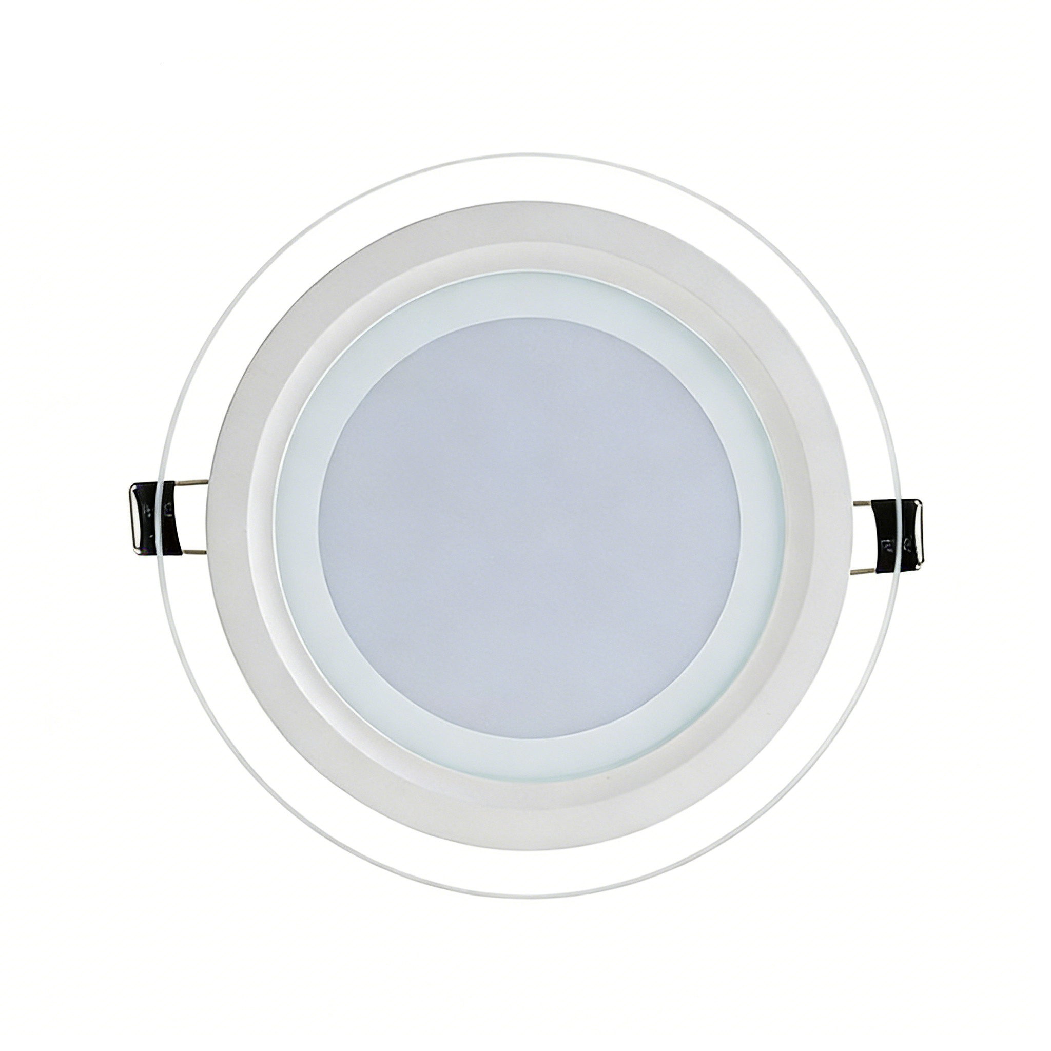 Pannello LED Slim Rotondo in Vetro 18W 1800 Lumen | CCT Regolabile 3000K-4000K-6500K