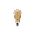 Lampadina LED E27 Universo – 8W Bulb ST64 a Filamento, Vetro Ambrato, Luce Calda 2500K