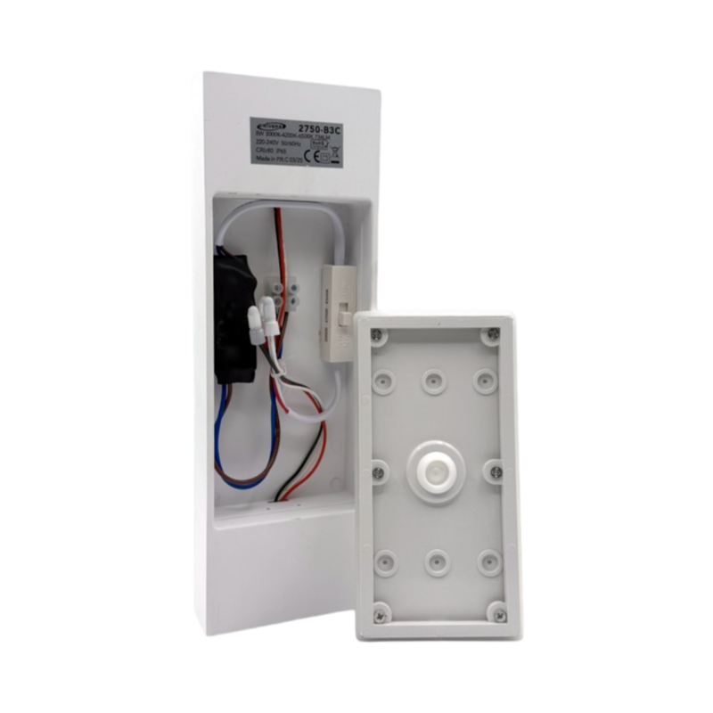 Applique LED da muro UNIVERSO 2750-B3C 8W doppia emissione up & down con CCT 3in1 selezione colore 3000K 4000K 6500K IP65 con driver integrato