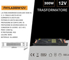 Alimentatore Slim Metallico Switching - FHYLA300W12V - immagine 4