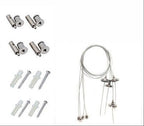 Kit Sospensione UNIVERSO per Pannelli LED 30x30 60x60 120x60 - immagine 4