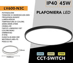 Plafoniera Ultra Slim SMD LED Rotonda UNIVERSO LV-600-N3C - immagine 7