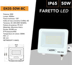 Proiettore SMD LED Slim UNIVERSO EK05-50W-B 50W - CCT - immagine 4
