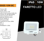 Proiettore SMD LED Slim UNIVERSO EK05-10W-B 10W - CCT - immagine 4