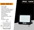 Proiettore SMD LED Slim UNIVERSO EK05-100W-N 100W - CCT - immagine 4
