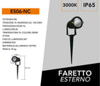 Proiettore COB LED Orientabile da Giardino con Picchetto 5W - immagine 7