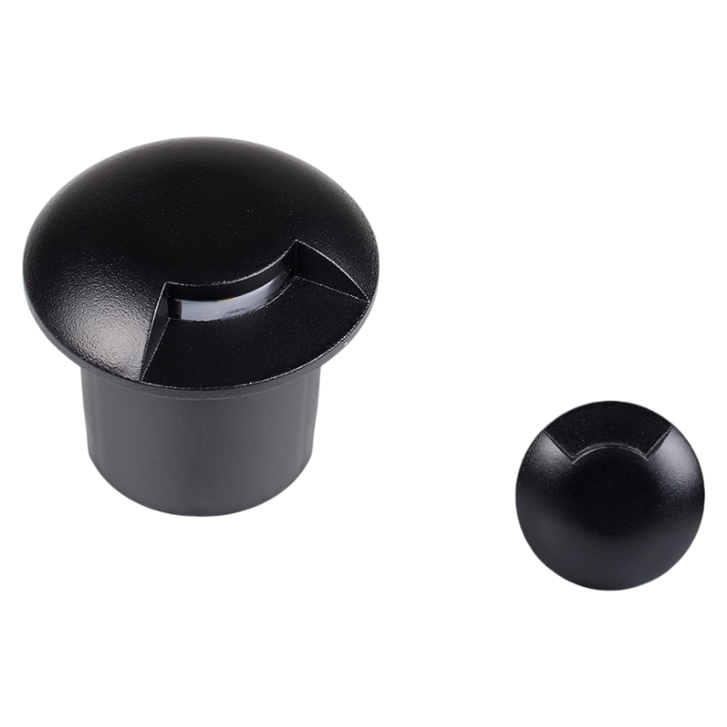 Universo Punto Luce LED SMD 1W Segnapasso da Interramento IP67 Singola Finestra Colore Nero - 3000K 4000K