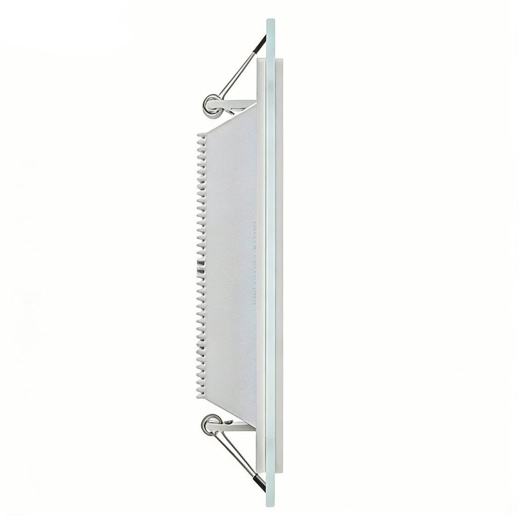 Pannello LED Slim Rotondo in Vetro 24W 2400 Lumen | CCT Regolabile 3000K-4000K-6500K