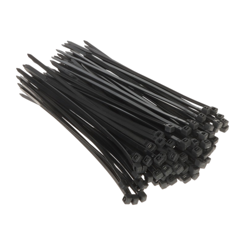 Confezione da 500 Pezzi – Fascette Serracavo Autobloccanti in Nylon Nero 3,6 mm x 150 mm