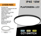 Plafoniera Ultra Slim SMD LED Rotonda UNIVERSO LV-230-N3C - immagine 7