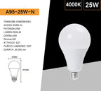 Lampadina SMD LED Universo A80-20W - Attacco E27, Bulb A80 a - immagine 3