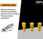 Confezione da 50 Pezzi - Terminale Isolato - FDFD5.5-250 - immagine 4