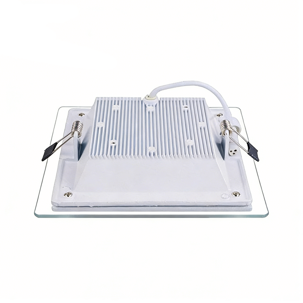 Pannello LED Slim Quadrato in Vetro 24W 2400 Lumen | CCT Regolabile 3000K-4000K-6500K