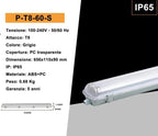 Plafoniera Porta Tubi LED IP65 UNIVERSO T8-60S per 2 T8 da - immagine 2