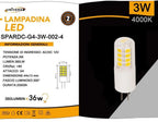 Lampadina LED G4 Universo SPARDC-G4-3W-002 - 3W Tubolare - immagine 3