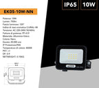 Proiettore SMD LED Slim UNIVERSO EK05-10W-N 10W - CCT - immagine 4