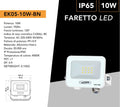 Proiettore SMD LED Slim UNIVERSO EK05-10W-B 10W | CCT Selezionabile 3000K-4000K-6500K IP65 Bianco