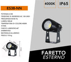 Proiettore COB LED Orientabile da Giardino Nero 3.5W IP65 - immagine 5