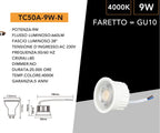 Modulo LED Universo TC50A-9W - 9W, 660 Lumen, Faretto - immagine 5