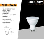 Lampadina LED GU10 Universo - 10W, Faretto Spotlight 110° - immagine 5