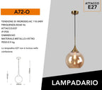 Lampadario a Sospensione Design Moderno Universo - A72-O - immagine 4