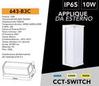 Lampada LED da Muro 10W Wall Light SMD - Applique Bianca - immagine 4