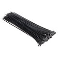 Confezione da 100 Pezzi – Fascette Serracavo Autobloccanti in Nylon Nero 4,8 mm x 300 mm