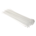 Confezione da 100 Pezzi – Fascette Serracavo Autobloccanti in Nylon Bianco 4,8 mm x 350 mm
