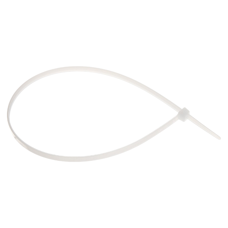 Confezione da 100 Pezzi – Fascette Serracavo Autobloccanti in Nylon Bianco 4,8 mm x 350 mm