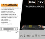 Alimentatore Slim Metallico Stabilizzato 200W per Uso - immagine 5