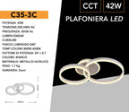 Plafoniera Lampadario LED SMD a Soffitto Universo C35 - immagine 5