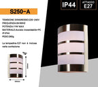 Portalampada Wall Light da Muro Universo S250-A per - immagine 4